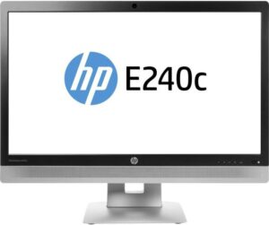 Monitor second hand LED HP EliteDisplay E240c, IPS, Full HD, HDMI, webcam, Grad B
