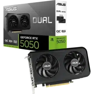 Placa video ASUS GeForce RTX 5050 DUAL OC 8GB GDDR6 128-bit DLSS 4.0